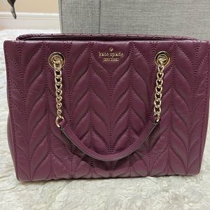 Kate Spade Purple Satchel Bag